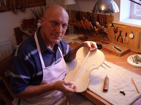 Glenn Collins, Leland Chen's violin maker